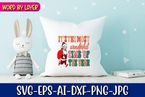 It's The Most Wonderful Time Of The Year SVG cut file SVG Blessedprint 
