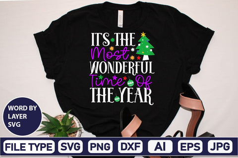 It's The Most Wonderful Time Of The Year SVG Cut File SVG DesignPlante 503 