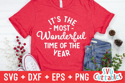 It's The Most Wonderful Time Of The Year Svg Cuttables 