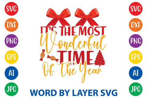 It’s The Most Wonderful Time Of The Year SVG DESIGN SVG Rafiqul20606 