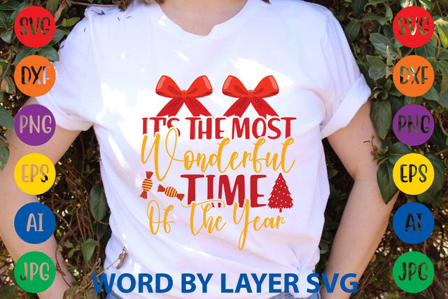 It’s The Most Wonderful Time Of The Year SVG DESIGN SVG Rafiqul20606 