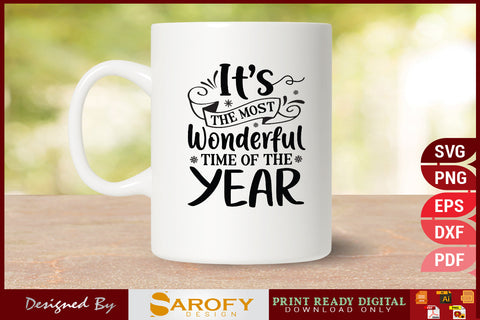 It's the Most Wonderful Time of the Year SVG File SVG Sarofydesign 