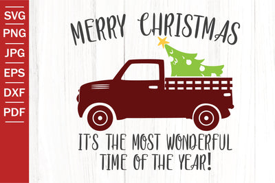 IT'S The Most Wonderful Time Of The Year SVG | Magic Christmas SVG | Christmas Quotes SVG SeventhHeavenStudios 