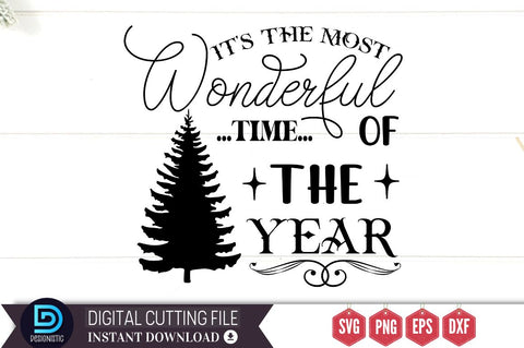 It's the most wonderful time of the year SVG SVG DESIGNISTIC 