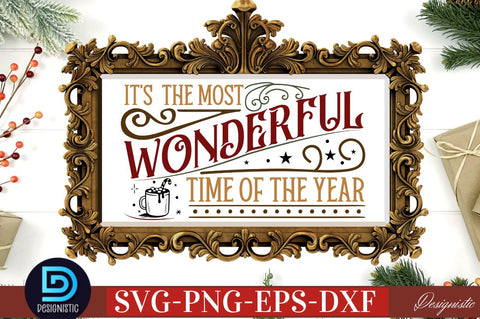It's The most wonderful time of the year SVG SVG DESIGNISTIC 