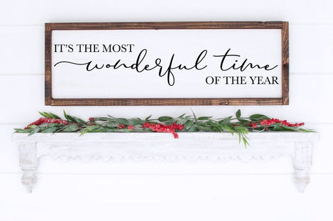 It's The Most Wonderful Time Of The Year SVG SVG Pickled Thistle Creative 