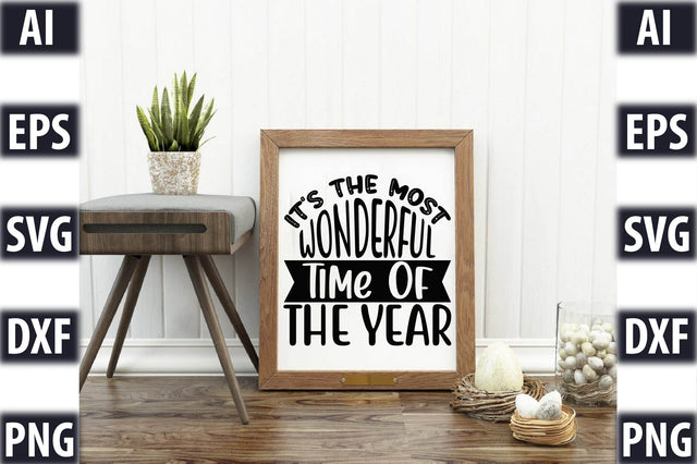 It’s The Most Wonderful Time Of The Year SVG SVGista 