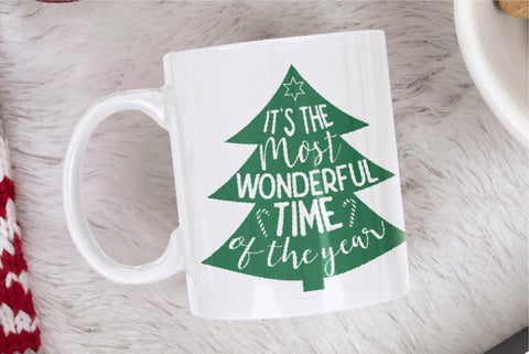 It's the Most Wonderful Time of the Year Tree | VIP Extended Use License SVG So_Fontsy_VIP 