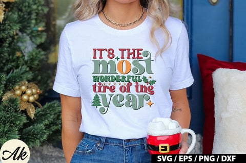 It's the most wonderful tire of the year Retro SVG SVG akazaddesign 