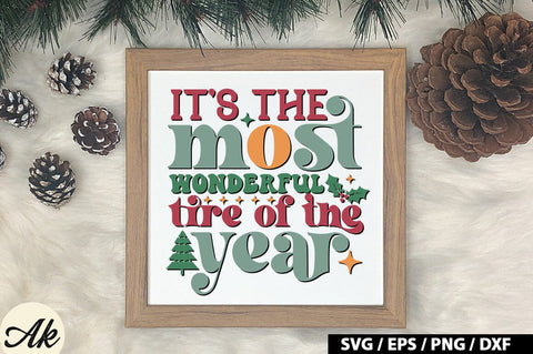 It's the most wonderful tire of the year Retro SVG SVG akazaddesign 