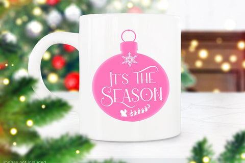 It's the Season Holiday PNG I Pink Christmas Sublimation Sublimation Happy Printables Club 