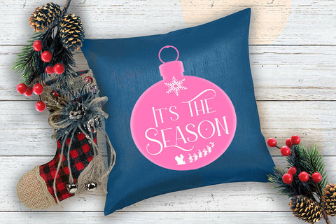 It's the Season Holiday PNG I Pink Christmas Sublimation Sublimation Happy Printables Club 