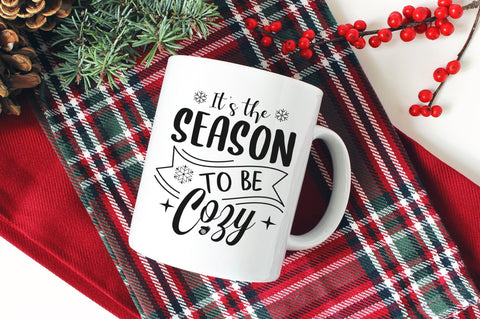 It's The Season To Be Cozy, Winter SVG Design SVG futivesvg 