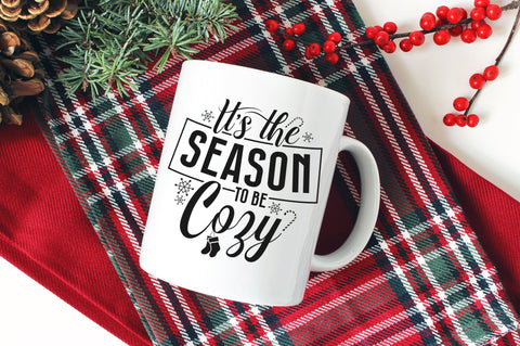 It's The Season To Be Cozy, Winter SVG Design SVG futivesvg 