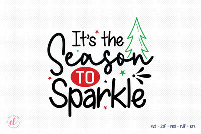 It's the Season to Sparkle - Christmas SVG SVG CraftLabSVG 