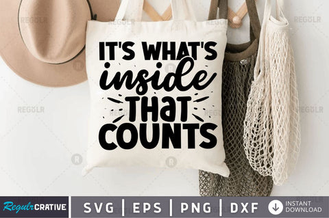 It's what's inside that counts SVG SVG Regulrcrative 