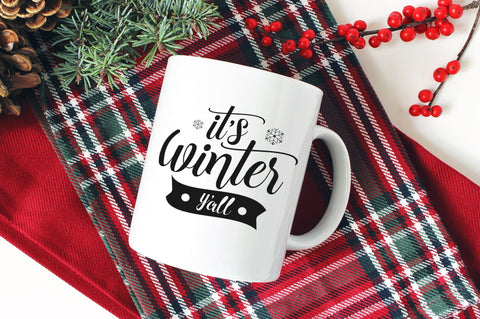 It's Winter Y'all, Winter SVG Design SVG futivesvg 