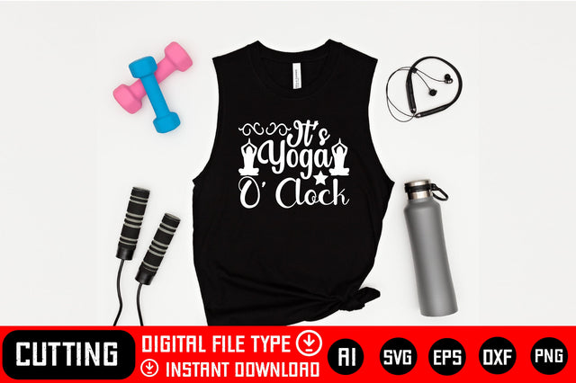 It’s Yoga O’ Clock SVG CraftlabSvg29 