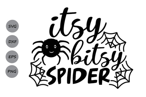 Itsy Bitsy Spider| Halloween SVG Cutting Files SVG CosmosFineArt 