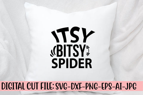 Itsy Bitsy Spider SVG Design SVG Syaman 
