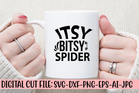 Itsy Bitsy Spider SVG Design SVG Syaman 