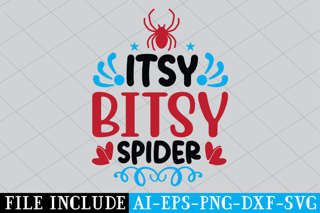 Itsy Bitsy Spider SVG SVG Creativeart88 