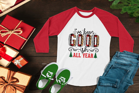 I've Been Good-ish All Year - Funny Christmas PNG Sublimation CraftLabSVG 