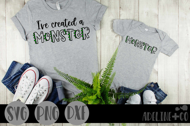 I've created a Monster, SVG, Matching SVG Adeline&co 