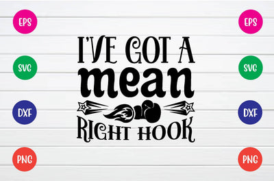 i've got a mean right hook svg SVG sk.swapon Roy 