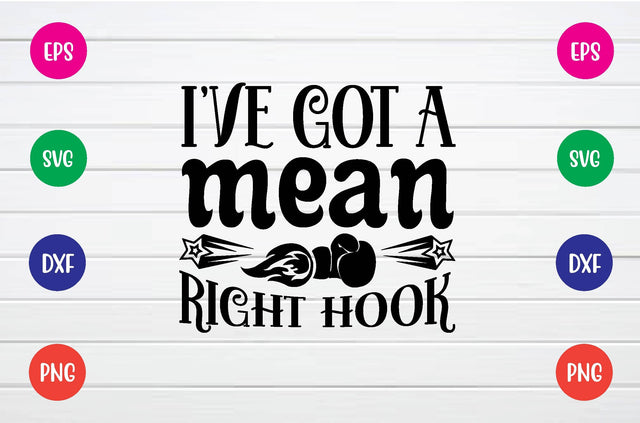 i've got a mean right hook svg SVG sk.swapon Roy 