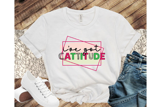 I've got cattitude sublimation Sublimation SVGista 