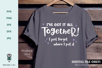 I've got it all together! I just forgot where I put it SVG Design Owl 