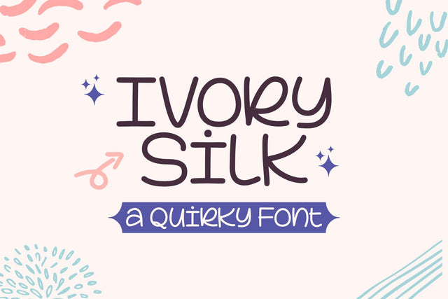 Ivory Silk - a Quirky Script Font Font nhfonts 