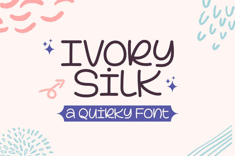 Ivory Silk - a Quirky Script Font Font nhfonts 