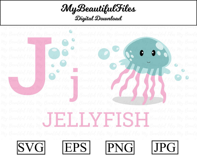 j-jellyfish SVG MyBeautifulFiles 