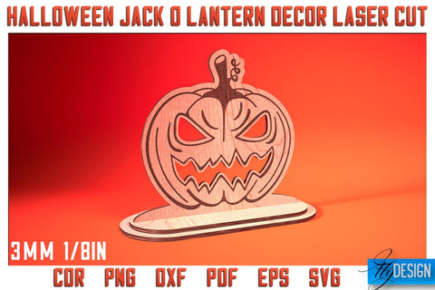 Jack o Lantern Laser Cut SVG Bundle | Laser Lantern SVG Design | CNC Files SVG Fly Design 