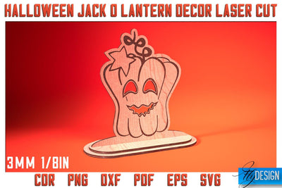 Jack o Lantern Laser Cut SVG Bundle | Laser Lantern SVG Design | CNC Files SVG Fly Design 
