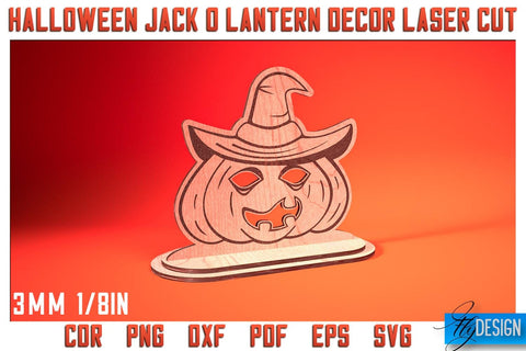 Jack o Lantern Laser Cut SVG Bundle | Laser Lantern SVG Design | CNC Files SVG Fly Design 