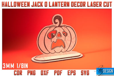 Jack o Lantern Laser Cut SVG Bundle | Laser Lantern SVG Design | CNC Files SVG Fly Design 