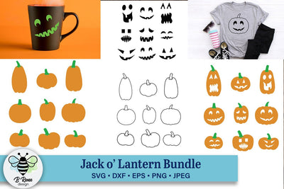 Jack o'lantern SVG Bunde | Halloween SVG SVG B Renee Design 