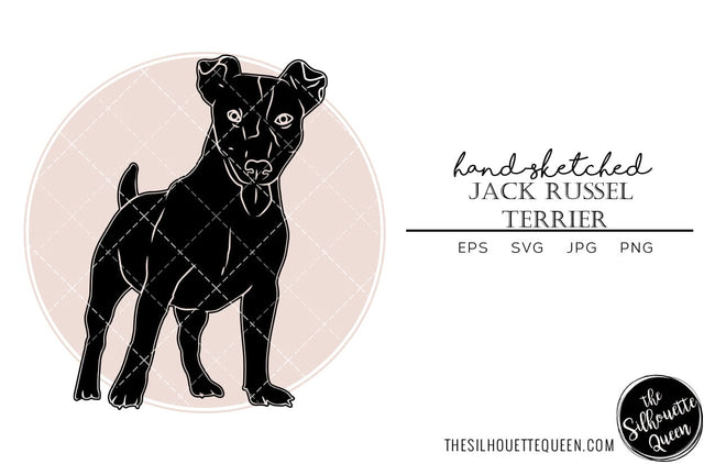 Jack Russel Terrier Sketch SVG Loveleen Kaur 