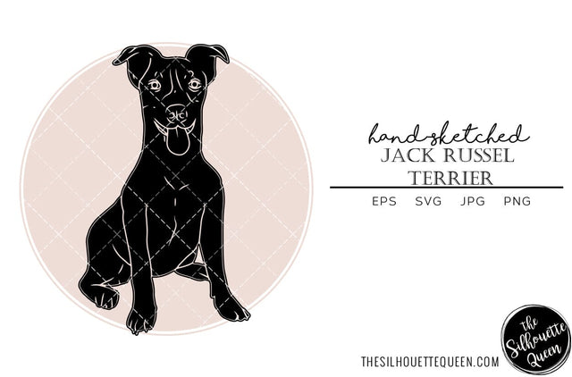 Jack Russel Terrier Sketch SVG Loveleen Kaur 