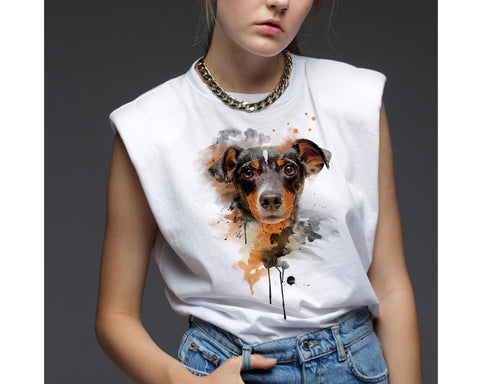 Jack Russell Terrier Watercolor Sublimation, Clipart, PNG, JPG Sublimation nikola 