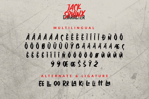 Jack Sphinx Font Wildan Type 