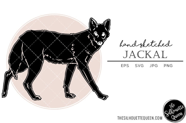 Jackal Sketch Vector SVG Loveleen Kaur 