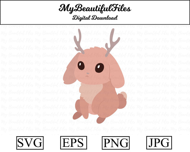 Jackalope - Animal SVG MyBeautifulFiles 
