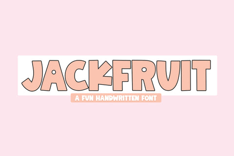 Jackfruit - Bold Handwritten Font Font KA Designs 