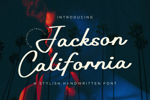 Jackson California Font Allouse.Studio 