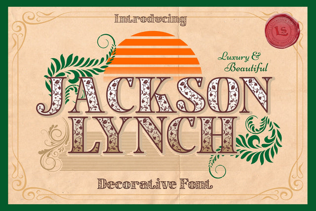 Jacksonlynch Font letterstockstd 