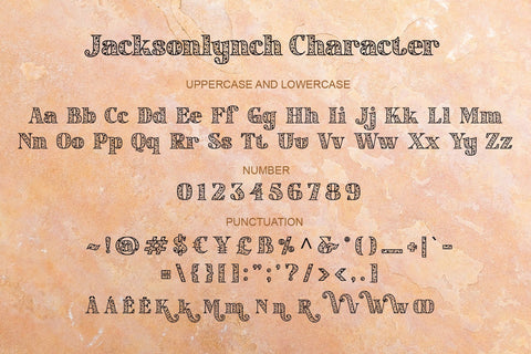 Jacksonlynch Font letterstockstd 